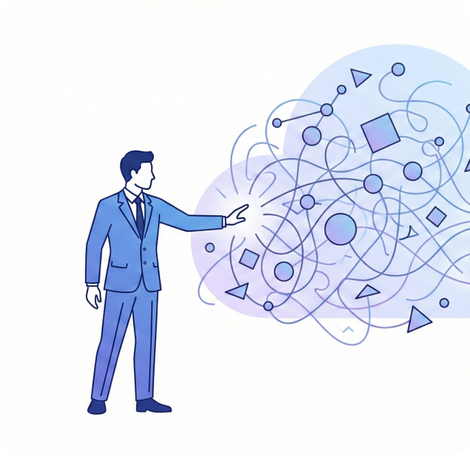 SaaS, Software & AI illustration